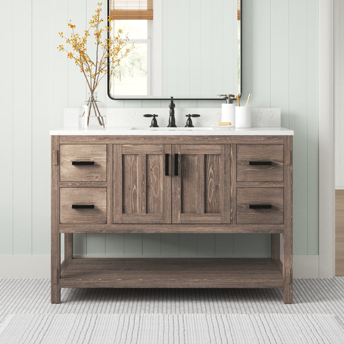 Sand & Stable Marissa 48" Single Bathroom Vanity Set & Reviews